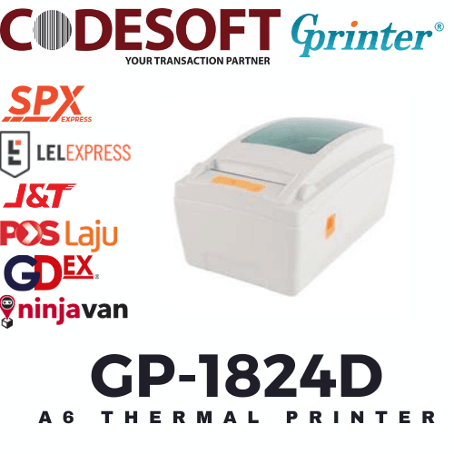 A6 Direct Thermal Label Printer (GP-1824D)